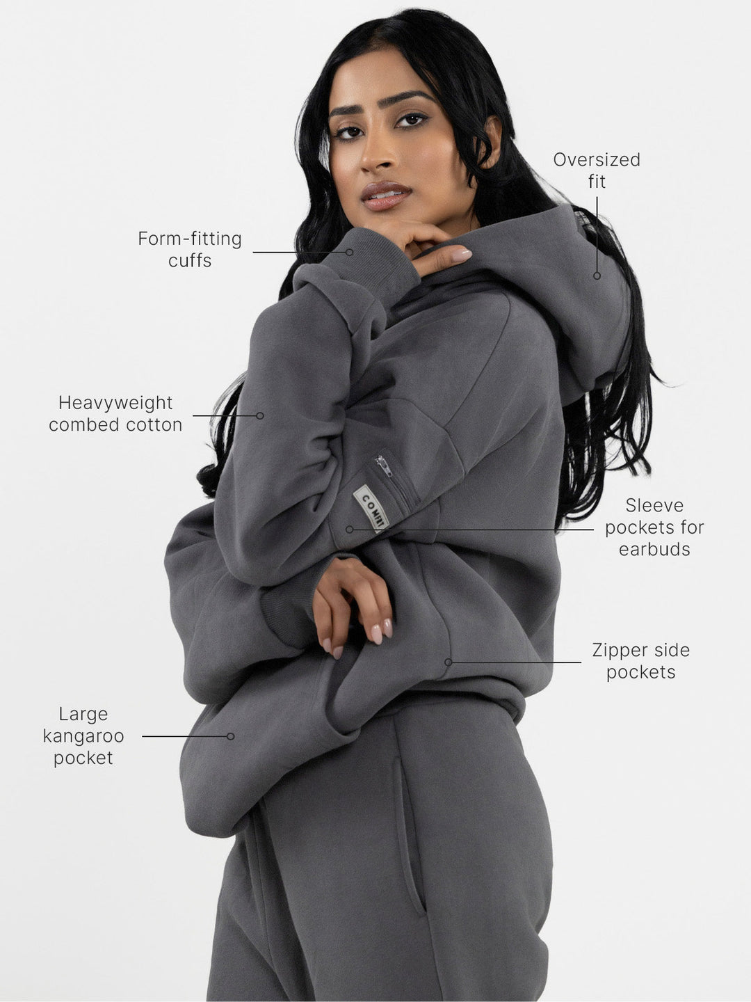 Zaya Airplane Mode Travel Hoodie